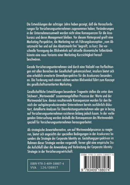 Produktbild: Wertewandel und Corporate Identity
