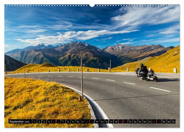 Produktbild: Am Gro&szlig;glockner. Berge, Stra&szlig;e, Natur (hochwertiger Premium Wandkalender 2026 DIN A2 quer), Kunstdruck in Hochglanz