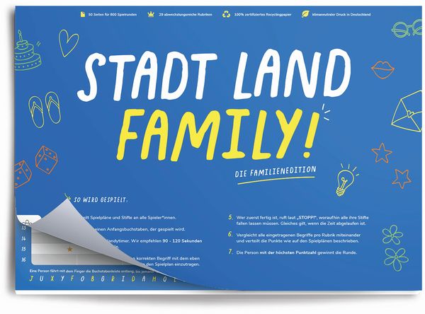 Produktbild: Stadt Land Family (Spiel)