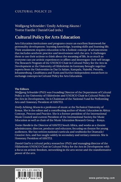 Produktbild: Cultural Policy for Arts Education