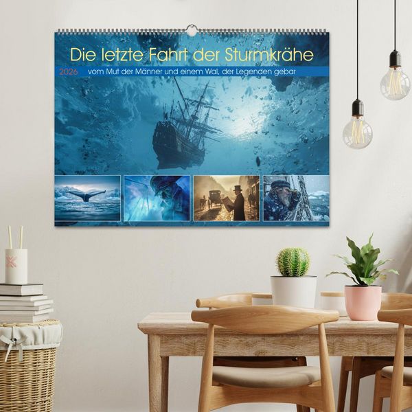 Produktbild: Die letzte Fahrt der Sturmkr&auml;he (Wandkalender 2026 DIN A2 quer), CALVENDO Monatskalender