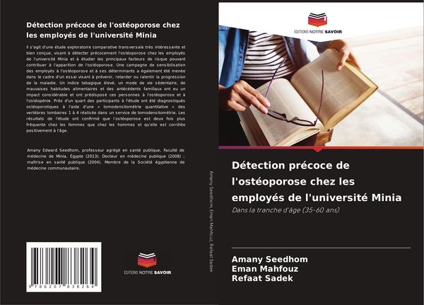 Produktbild: D&eacute;tection pr&eacute;coce de l'ost&eacute;oporose chez les employ&eacute;s de l'universit&eacute; Minia