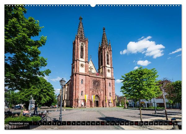 Produktbild: Kulturlandschaft Rheingau (hochwertiger Premium Wandkalender 2026 DIN A2 quer), Kunstdruck in Hochglanz