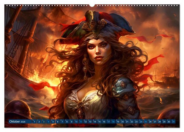 Produktbild: Seemannsgarn - Mythen, Legenden und Geschichten der Seefahrer (Wandkalender 2026 DIN A2 quer), CALVENDO Monatskalender