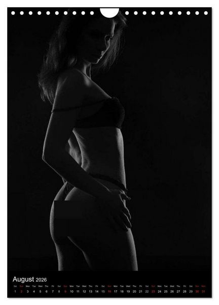 Produktbild: Erotic Silhouettes / UK-Version (Wall Calendar 2026 DIN A4 portrait), CALVENDO 12 Month Wall Calendar