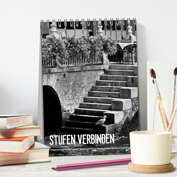 Produktbild: STUFEN VERBINDEN (Tischkalender 2026 DIN A5 hoch), CALVENDO Monatskalender