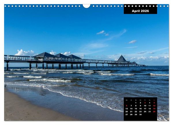 Produktbild: Maritime Seebilder - Von der Ostsee zur Nordsee (Wandkalender 2026 DIN A3 quer), CALVENDO Monatskalender