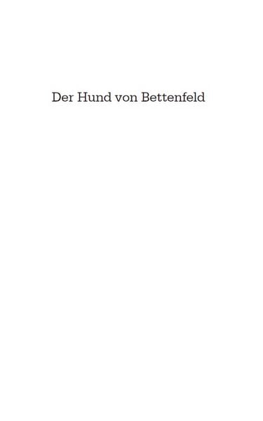Produktbild: Der Hund von Bettenfeld