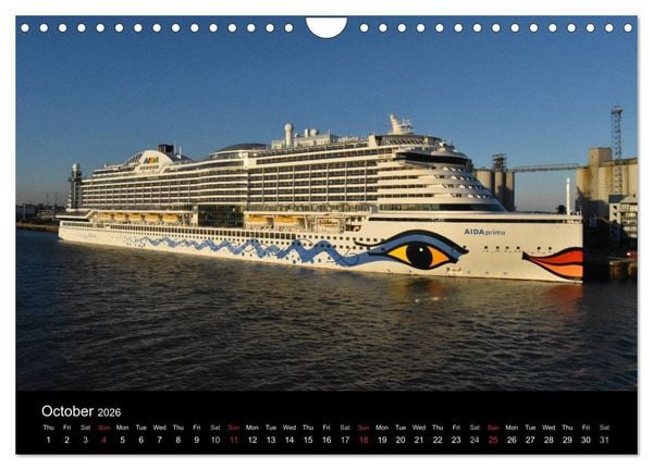 Produktbild: Cruise Southampton (Wall Calendar 2026 DIN A4 landscape), CALVENDO 12 Month Wall Calendar