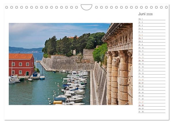 Produktbild: Kroatien, Terminplaner (Wandkalender 2026 DIN A4 quer), CALVENDO Monatskalender