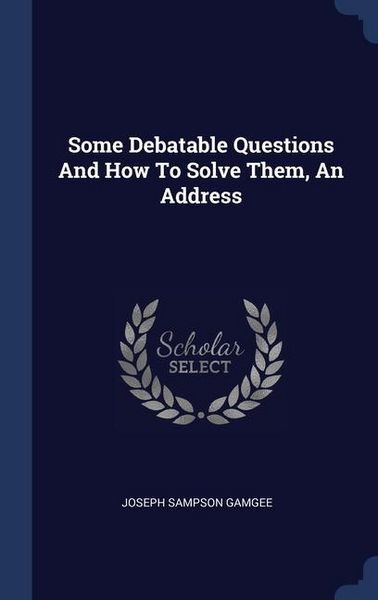 Produktbild: Some Debatable Ques & Ht Solve