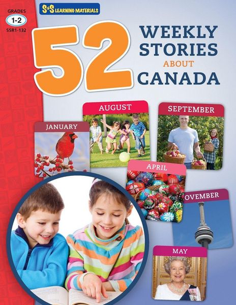 Produktbild: 52 Weekly Nonfiction Stories About Canada Grades 1-2