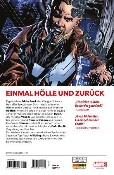 Produktbild: Venom: Erbe des K&ouml;nigs