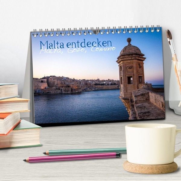 Produktbild: Malta entdecken Malta, Gozo, Comino (Tischkalender 2027 DIN A5 quer), CALVENDO Monatskalender