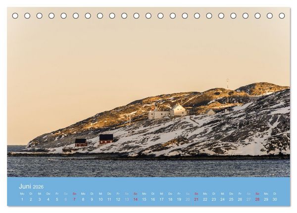 Produktbild: Leuchtfeuer der norwegischen K&uuml;ste (Tischkalender 2026 DIN A5 quer), CALVENDO Monatskalender