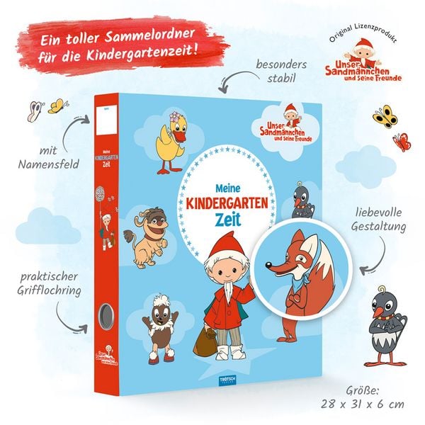 Produktbild: Tr&ouml;tsch Unser Sandm&auml;nnchen Sammelordner Meine Kindergartenzeit