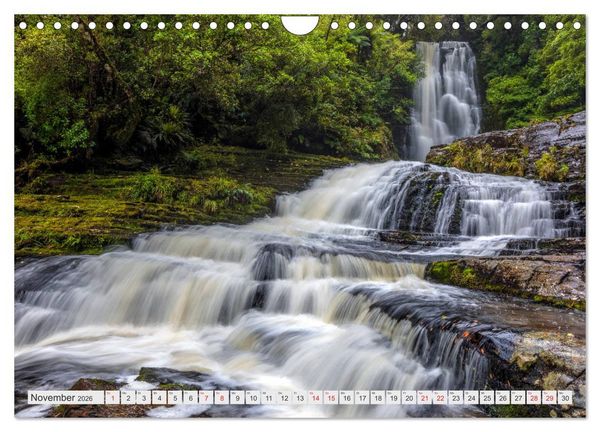 Produktbild: Neuseeland S&uuml;dinsel - Spektakul&auml;re Naturlandschaften im Kiwiland (Wandkalender 2026 DIN A4 quer), CALVENDO Monatskalender