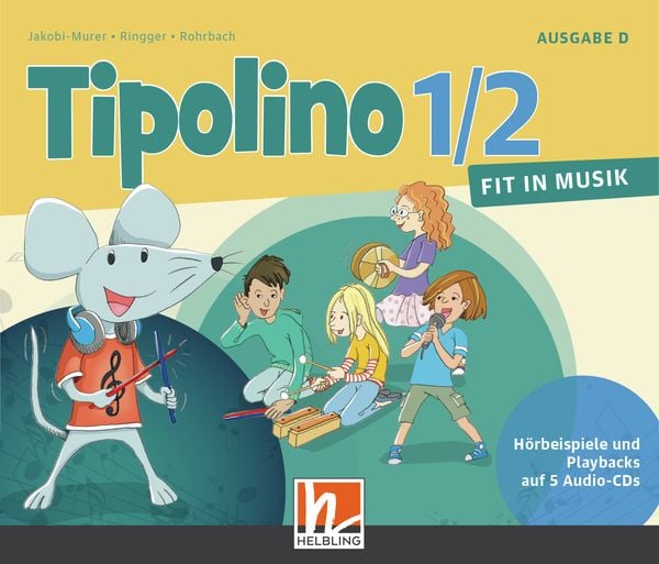 Produktbild: Tipolino 1/2 - Fit in Musik. Audio-CDs. Ausgabe D