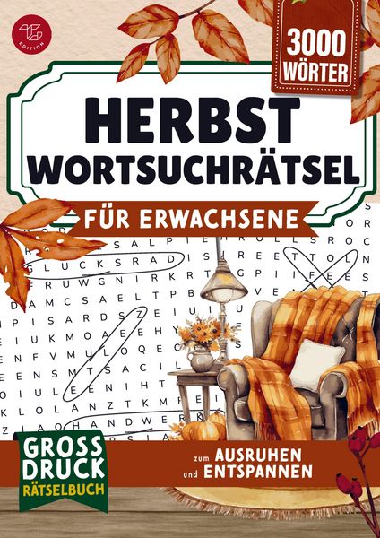 Produktbild: Wortsuchr&auml;tsel f&uuml;r Erwachsene - Herbst