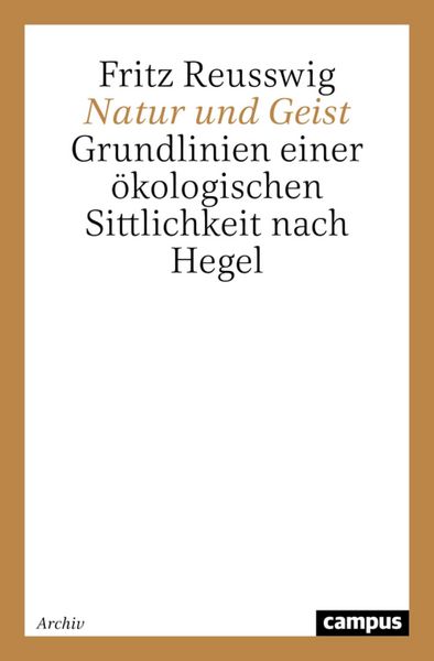 Produktbild: Natur und Geist