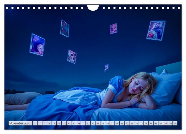 Produktbild: Alice &ndash; Eine Reise durch das Wunderland (Wandkalender 2027 DIN A4 quer), CALVENDO Monatskalender