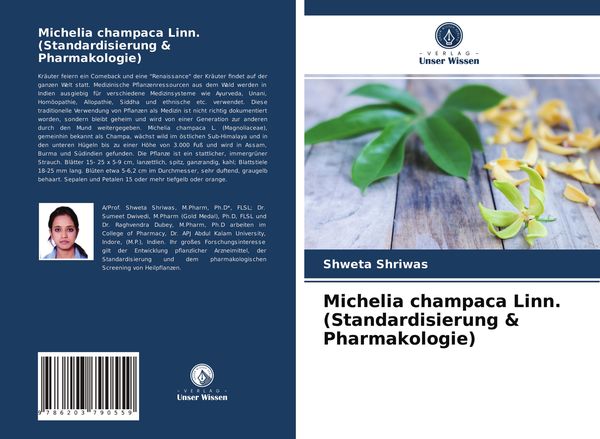 Produktbild: Michelia champaca Linn. (Standardisierung & Pharmakologie)