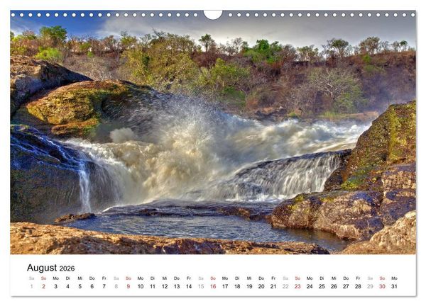 Produktbild: Uganda - die Perle Afrikas (Wandkalender 2026 DIN A3 quer), CALVENDO Monatskalender