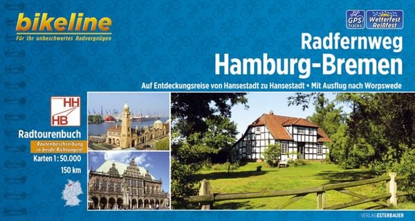 Radfernweg Hamburg-Bremen, Gebundene Ausgabe von , Esterbauer, 978-3-85000-498-5