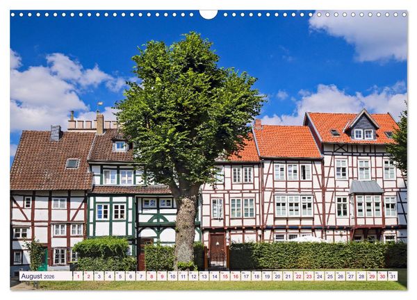 Produktbild: LEMGO - Weserrenaissance und Fachwerkromantik (Wandkalender 2026 DIN A3 quer), CALVENDO Monatskalender