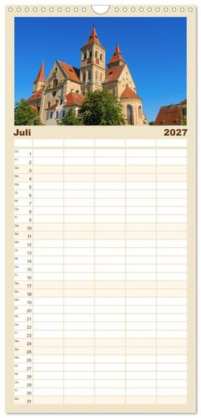 Produktbild: Familienplaner 2027 - Ellwangen - Jagst im Ostalbkreis mit 5 Spalten (Wandkalender, 21 x 45 cm) CALVENDO