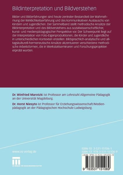 Produktbild: Bildinterpretation und Bildverstehen