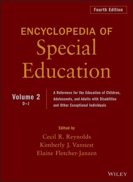 Produktbild: Encyclopedia of Special Education, Volume 2