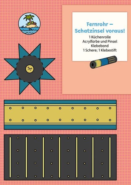 Produktbild: Lass uns basteln &ndash; Bastelbuch ab 5 Jahre &ndash; Piraten