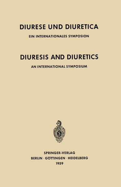 Produktbild: Diuresis and Diuretics / Diurese und Diuretica
