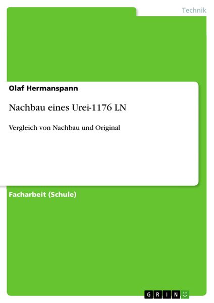 Produktbild: Nachbau eines Urei-1176 LN