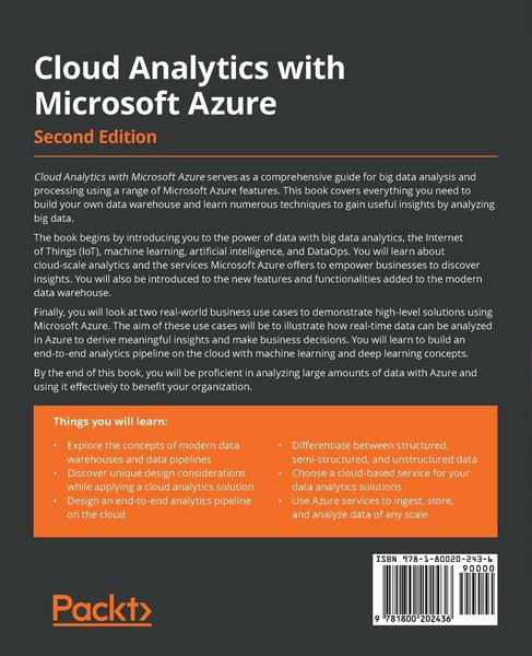 Produktbild: Cloud Analytics with Microsoft Azure - Second Edition