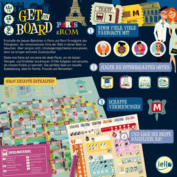 Produktbild: Get on Board - Paris & Rom