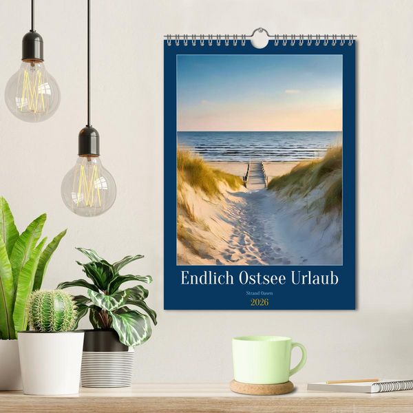 Produktbild: Endlich Ostsee Urlaub (Wandkalender 2026 DIN A4 hoch), CALVENDO Monatskalender