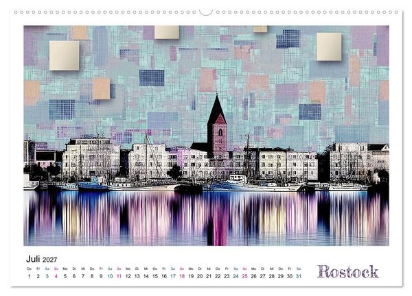 Produktbild: Stadtvisionen (Wandkalender 2027 DIN A2 quer), CALVENDO Monatskalender
