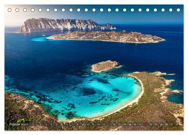 Produktbild: Sardinien - Karibik des Mittelmeers (Tischkalender 2026 DIN A5 quer), CALVENDO Monatskalender