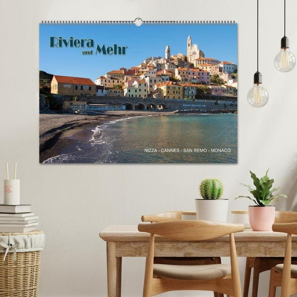 Produktbild: Riviera und Mehr - Nizza, Cannes, San Remo, Monaco (Wandkalender 2026 DIN A2 quer), CALVENDO Monatskalender