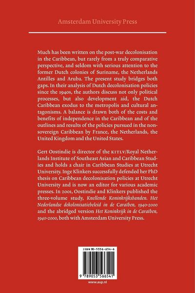 Produktbild: Decolonising the Caribbean. Dutch Policies in a Comparative Perspective