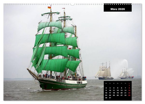 Produktbild: Bitte ein Schiff! (hochwertiger Premium Wandkalender 2026 DIN A2 quer), Kunstdruck in Hochglanz
