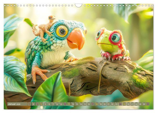 Produktbild: Kleine Wunderwelt - Kinderkalender (Wandkalender 2026 DIN A3 quer), CALVENDO Monatskalender