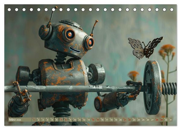 Produktbild: Neues aus dem Roboter Sport Club (Tischkalender 2026 DIN A5 quer), CALVENDO Monatskalender
