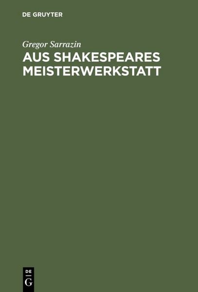 Produktbild: Aus Shakespeares Meisterwerkstatt