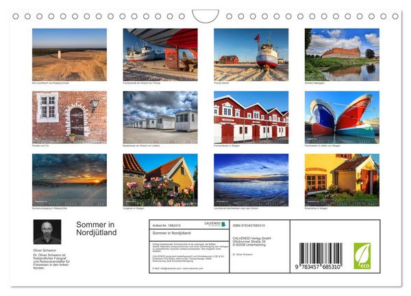 Produktbild: Sommer in Nordj&uuml;tland (Wandkalender 2026 DIN A4 quer), CALVENDO Monatskalender