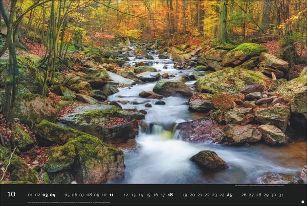 Produktbild: Deutschlands Naturparadiese Kalender 2026