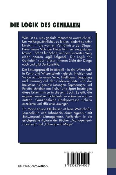 Produktbild: Die Logik des Genialen