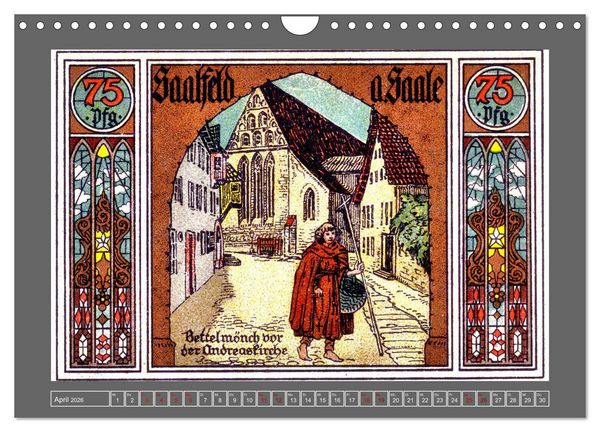 Produktbild: Gru&szlig; aus Saalfeld an der Saale (Wandkalender 2026 DIN A4 quer), CALVENDO Monatskalender